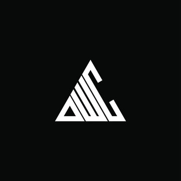 D W C letter logo creative design. DWC icon