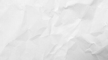 White Paper Texture background. Crumpled white paper abstract shape background with space paper recycle for text