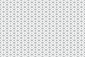Abstract modern vector geometric seamless pattern. Black and white background template.