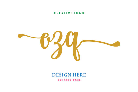 OZQ lettering logo is simple, easy to understand and authoritative