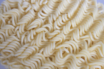 Close up of instant noodles | Food background