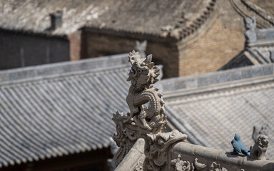 Fototapeta na wymiar outlook of China Ming Dynasty style buildings