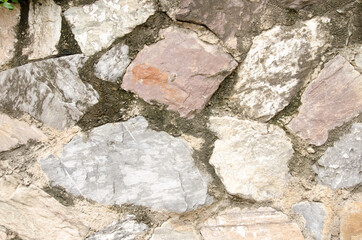 Texture of a stone wall. Old castle stone wall texture background. Stone wall as a background or texture. Part of a stone wall, for background or texture.
