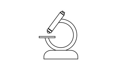 Microscope, Medical, Medicine, Scientific, Isolated, Laboratory, Lab, Equipment, Micro free vector image icon