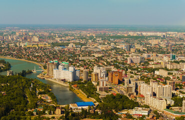 View of the city of Krasnodar