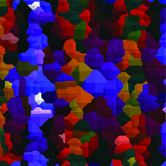 multicolored geometric background with mosaic