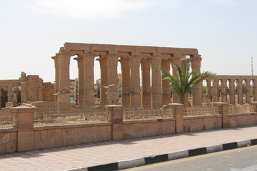 in the streets of luxor in egypt