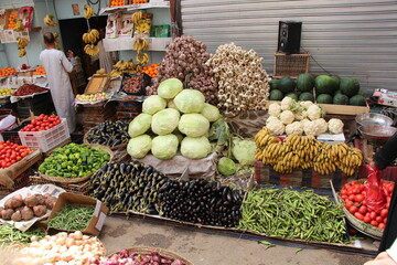 a market in luxor in egypt