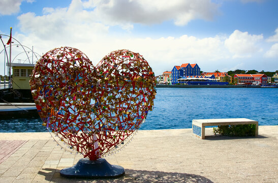 waterfront of Willemstad , Curacao, Netherlands