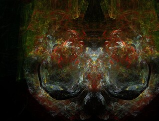 Imaginatory fractal background generated Image