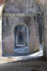 Naklejka premium An aqueduct in the temple grounds