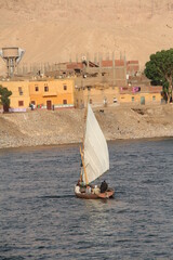 a felucca on the river nil