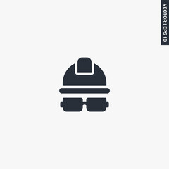 Builder, premium quality flat icon