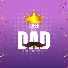 vector illustration for happy Fathers day