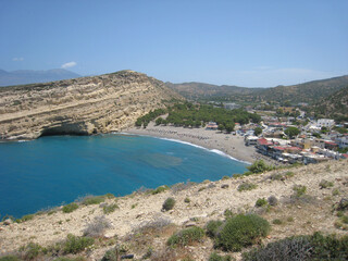 Naklejka premium Im Herzen von Kreta: Matala