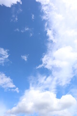 blue sky with clouds