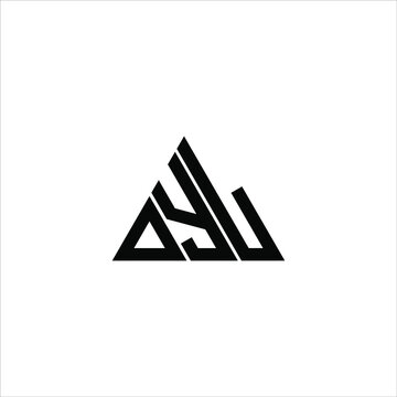 D Y L letter logo creative design. DYL icon