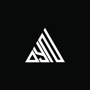 D Y N letter logo creative design. DYN icon