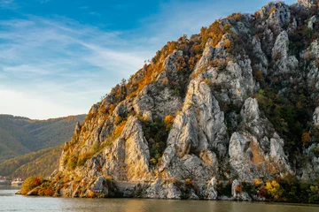 Rucksack Danube gorge in Djerdap on the Serbian-Romanian border © BGStock72