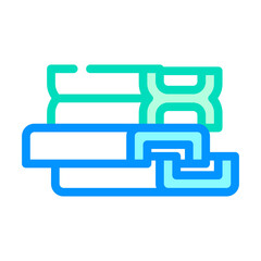 support structures, beams and channels building material color icon vector. support structures, beams and channels building material sign. isolated symbol illustration