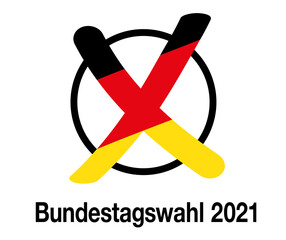 Bundestagswahl 2021 - obrazy, fototapety, plakaty