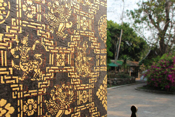 buddhist temple (Wat Xieng Thong) in luang prabang (laos) 