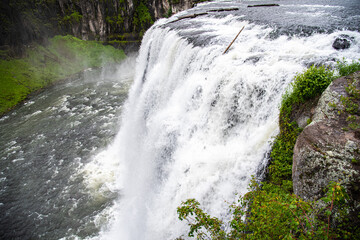 Mesa Falls Yellowstone (late summer)
