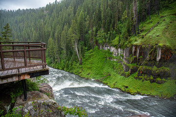 Mesa Falls Yellowstone (late summer)