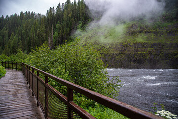 Mesa Falls Yellowstone (late summer)