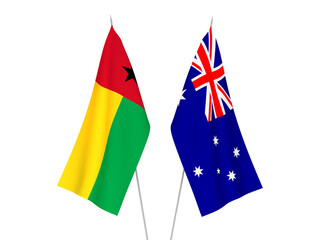 Australia and Republic of Guinea Bissau flags