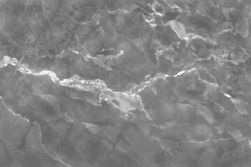 Dark grey marble top-view texture background in seamless glitter pattern.