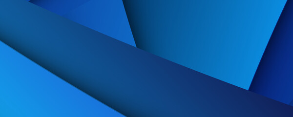 Abstract blue background with wave curve shapes 
