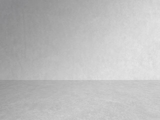 empty gray interior with concrete wall