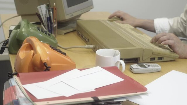 Old Vintage Broker Call Phone