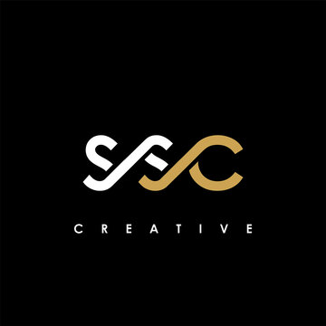 SSC Letter Initial Logo Design Template Vector Illustration