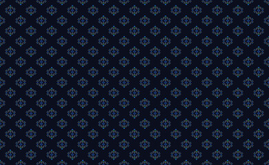 Oriental geometric ethnic pattern for background or carpet, wallpaper, batik wrapping, curtain design, vector illustration