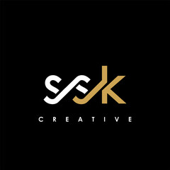 Obraz premium SSK Letter Initial Logo Design Template Vector Illustration