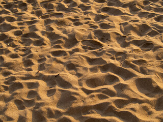 close up of beautiful sand on the beach