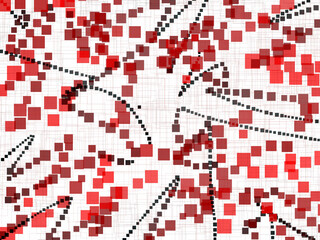 Fototapeta premium Colorful brush design. colorful checkered brush pattern. red. chocolate. black and white of all color rainbow textures. decorative kaleidoscope ornaments.