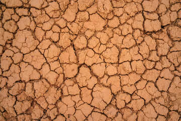 Background of dry soil with cracks, Utah, USA