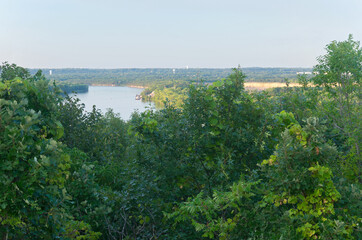 pine bend bluffs above river