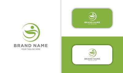 Abstract nature logo icon vector design. Healthy eco food, ecology, spa, business, diet , yoga, Environment day vector logo. Editable Design. Fitness web icon.