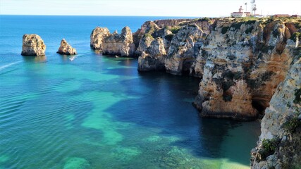 Steinküste Algarve