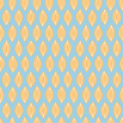 Hand-drawn seamless pattern with flowers. Colorful floral illustration for paper, gift wrap, wallpapers, fabric, textile design.