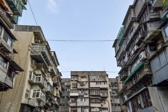 台湾の古いアパート - Old apartment in Taipei, Taiwan