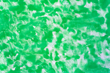 Fototapeta na wymiar The paint is spilled and smeared on the paper surface. Light overlay pattern with dried paint texture.