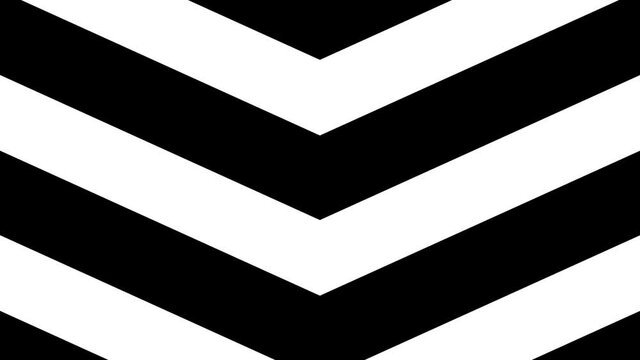 Shape flat seamless black white looped background