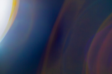 Heavily blurred multicolor background. Overlay for toning photos in festive, cheerful colors. Create a special lens flare effect.