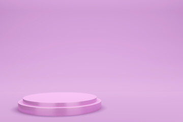 product stage background concept 3D rendering