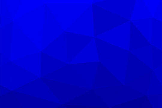 Dark blue polygon triangular geometric abstract background. Vector illustration in eps 10 for wall decoration, cover, brochure and business.